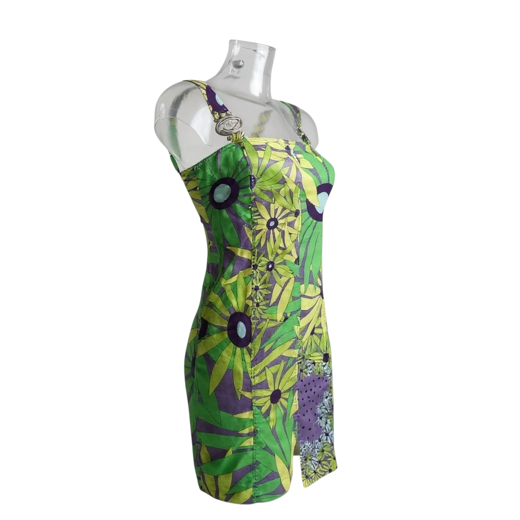 Versace Jeans Couture - Robe Coton - Boucles de bretelles VJC - Made in Italy