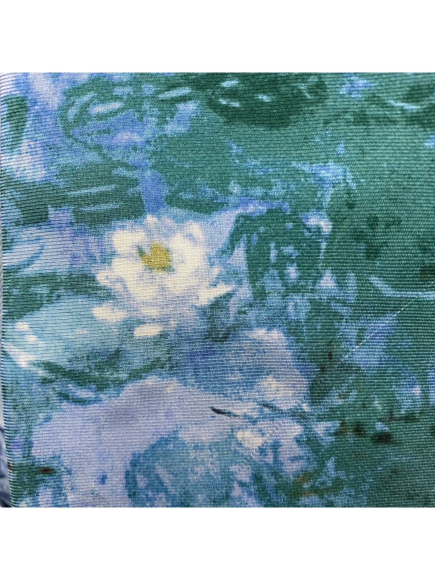 Vintage Printed Tie Monnet's Water Lilies