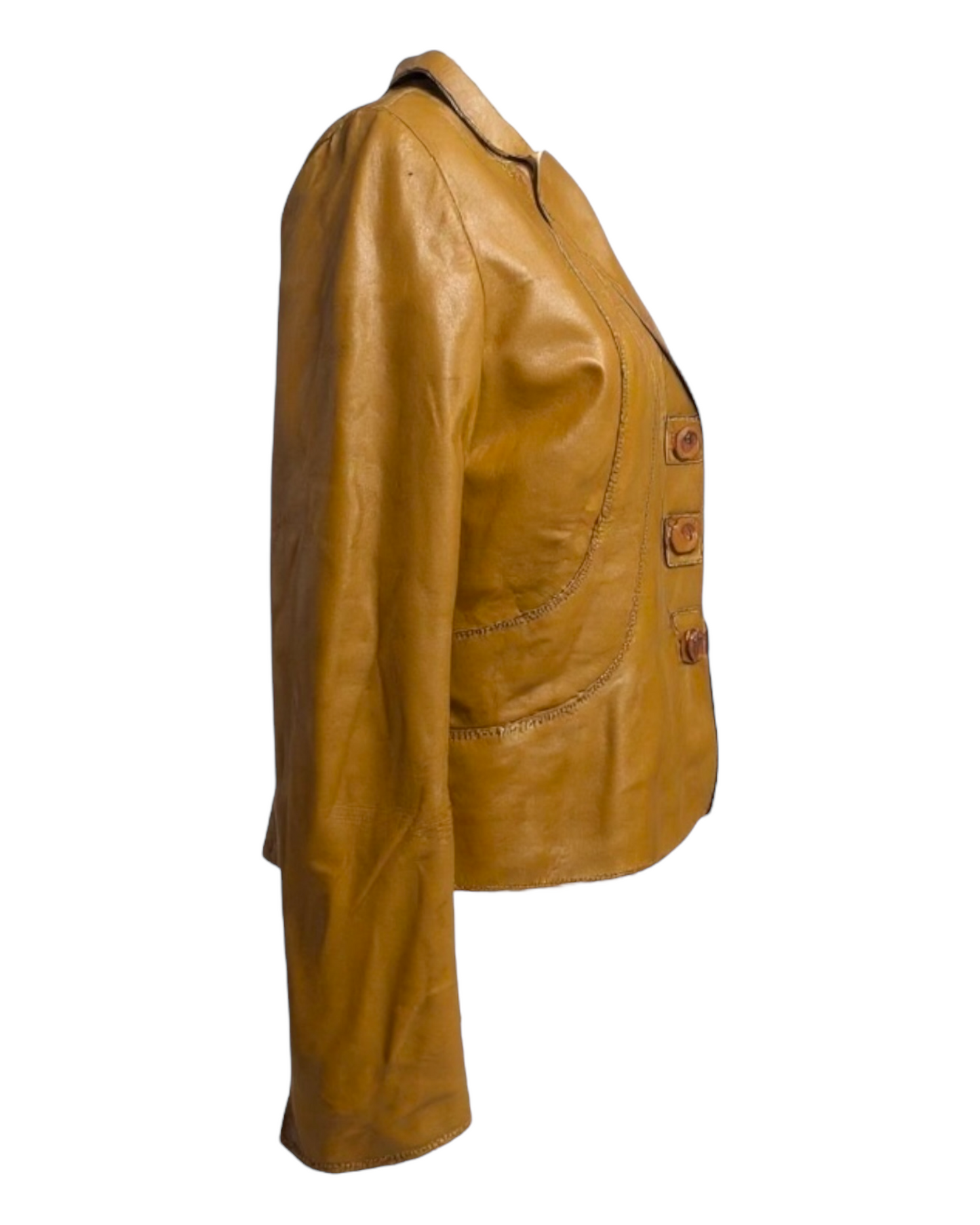 Gérard Darel - Veste - Agneau Plongé - Années 1990 - Made in France