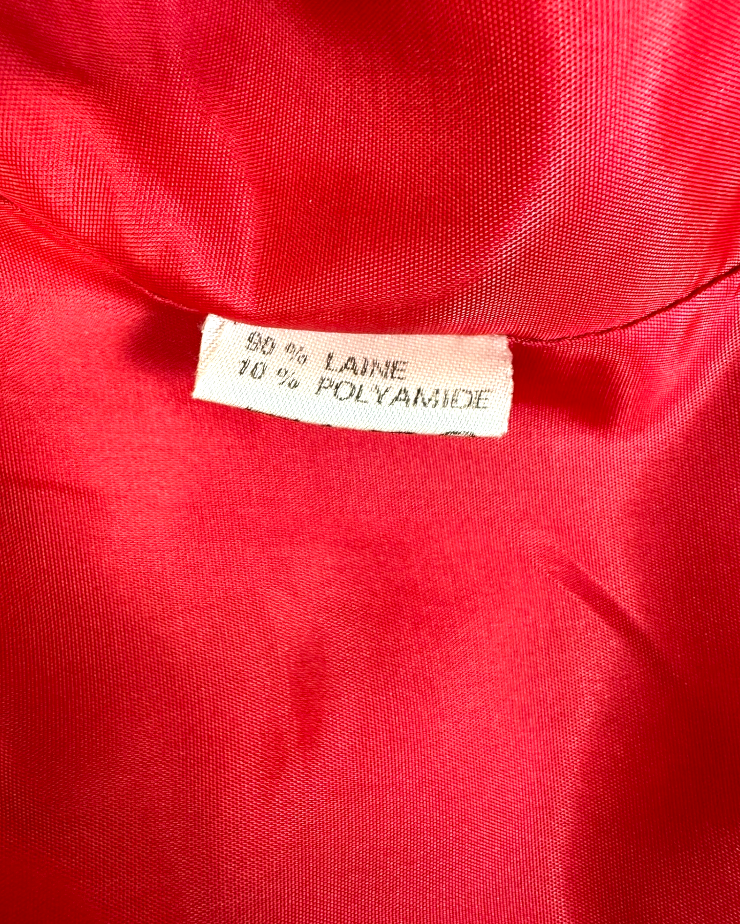Gaston Jaunet – Manteau Rouge Double Boutonnage – Laine Française – Made in France
