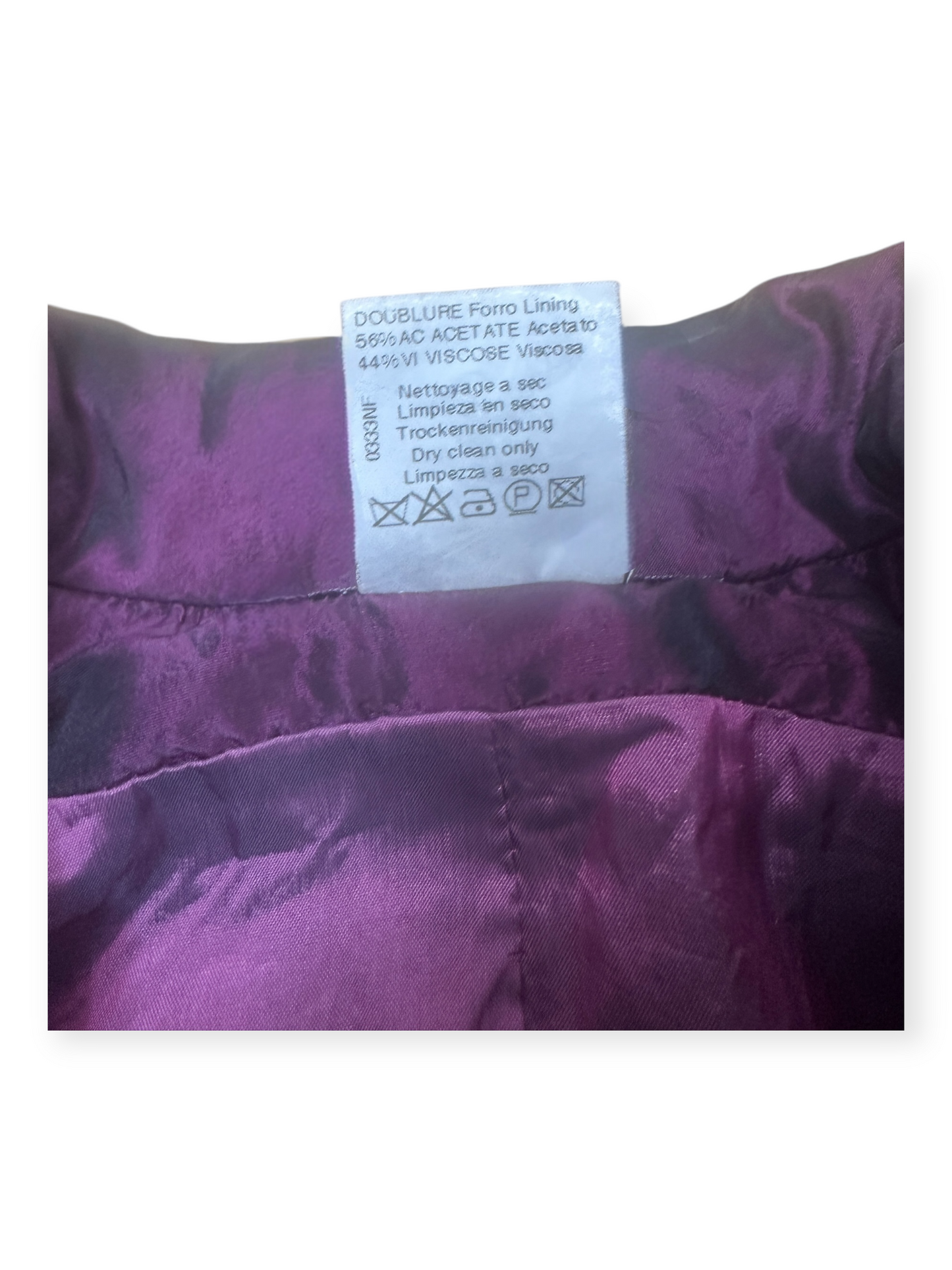 Sélection Paris Bonheur – Georges Rech – Y2K - Veste Prune Irisée – Made in France