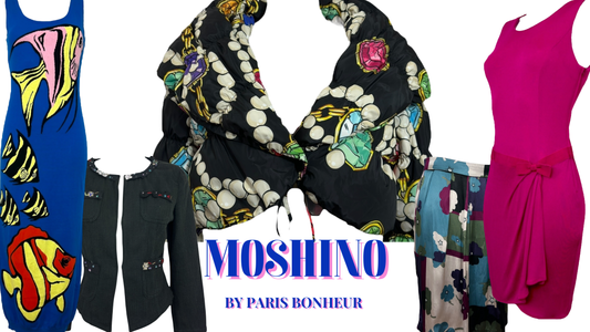 🖤  Moschino Vintage sur Paris Bonheur – Audace, humour et élégance italienne