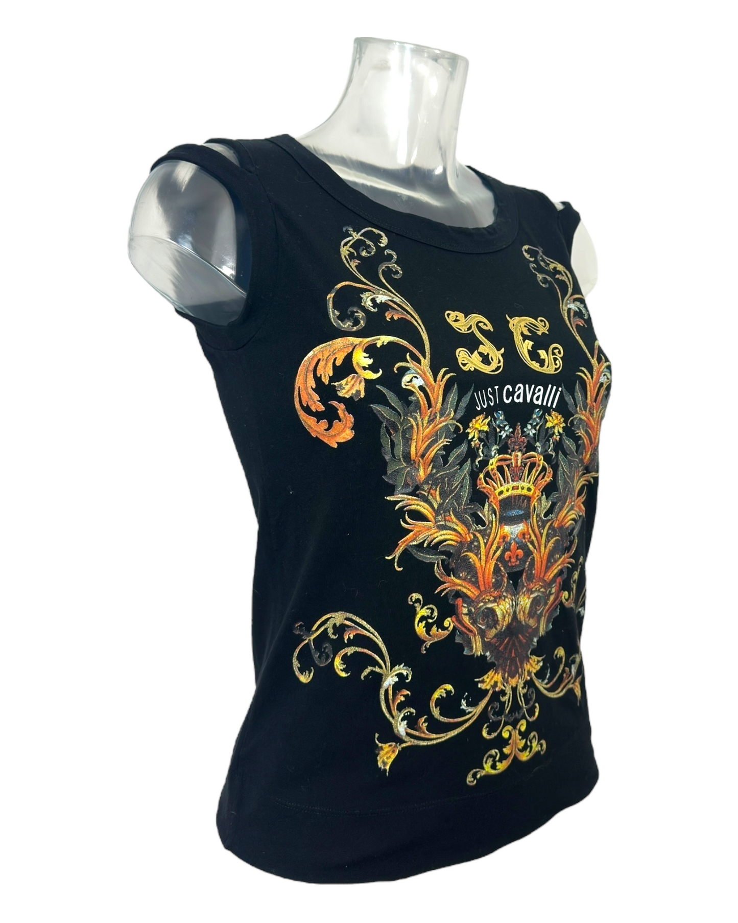 Just Cavalli -  Top Manches courtes - Rock - Made In Italy