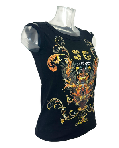 Just Cavalli -  Top Manches courtes - Rock - Made In Italy