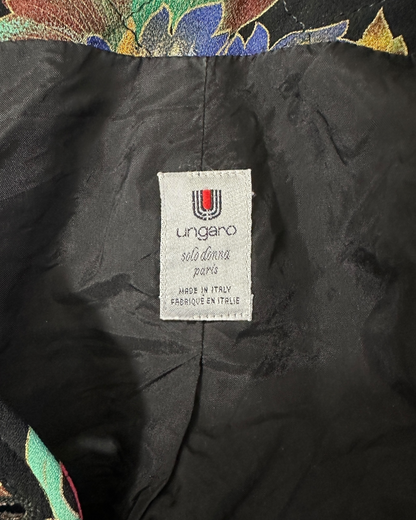 Ungaro Solo Donna – Veste Florale Courte – Made in Italy