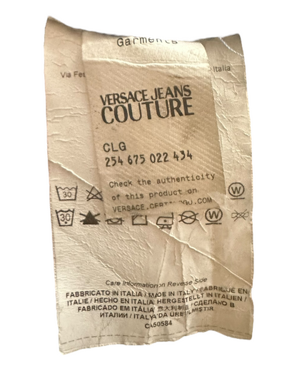 Versace Jeans Couture - Robe - Jean enduit -  Clous - Made in Italy
