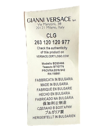 Versus Versace – Jupe Trapèze – Héritage Belt – Soie Jupon Tulle - Made in Italy