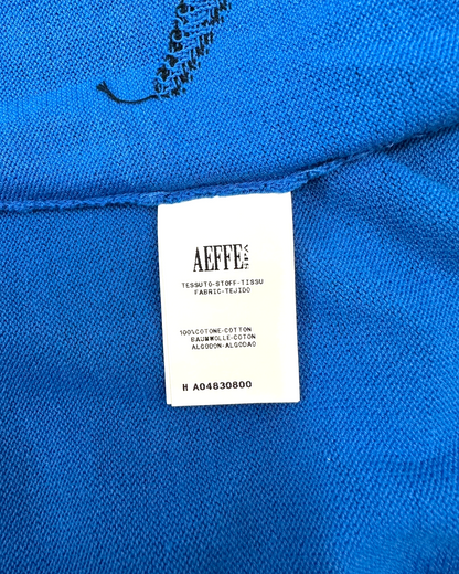 Boutique Moschino – Robe longue en maille imprimé poissons – Made in Italy