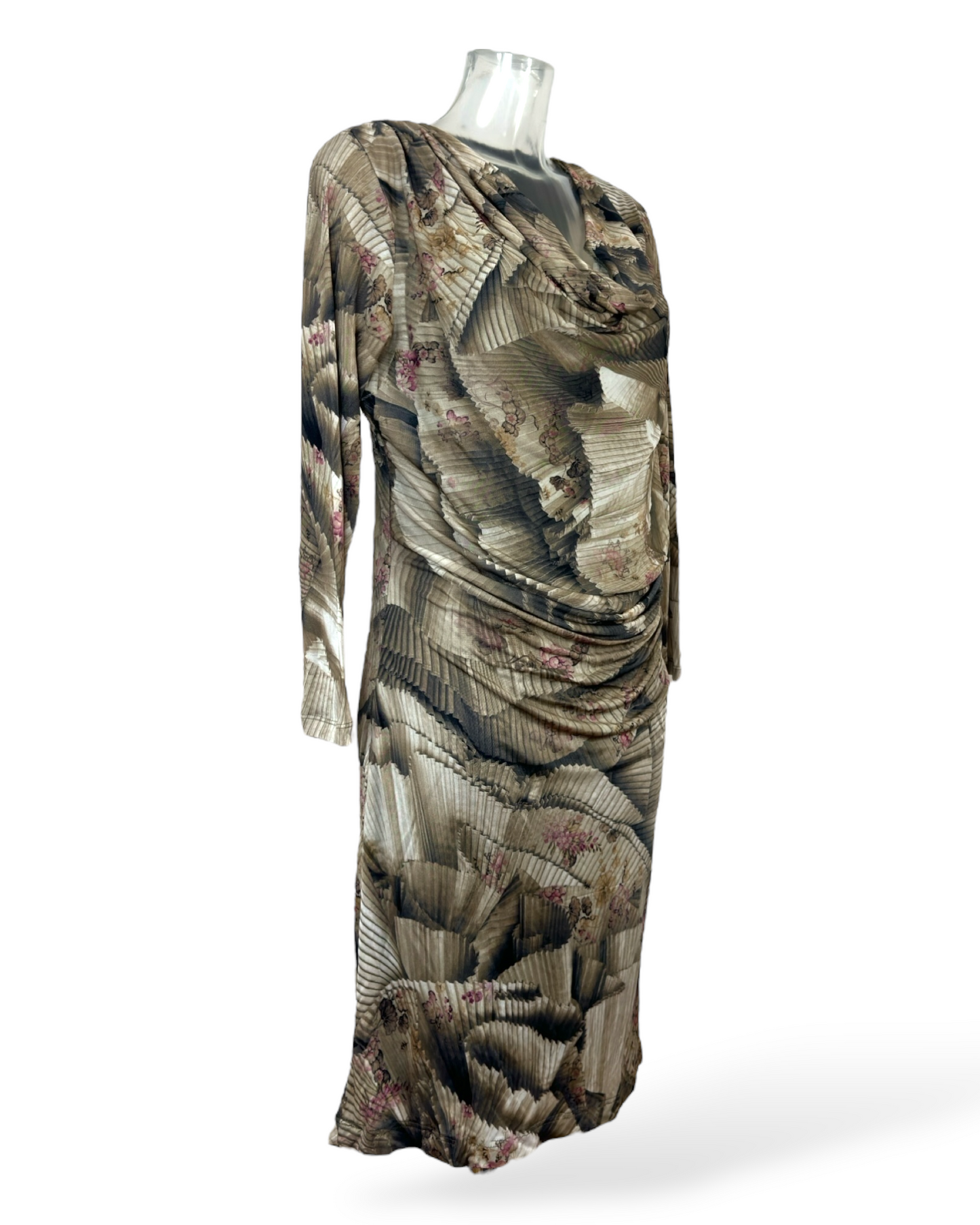 Cavalli Class - Robe drapée - Imprimée - Made in Italy
