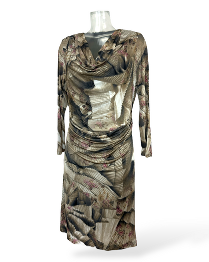 Cavalli Class - Robe drapée - Imprimée - Made in Italy