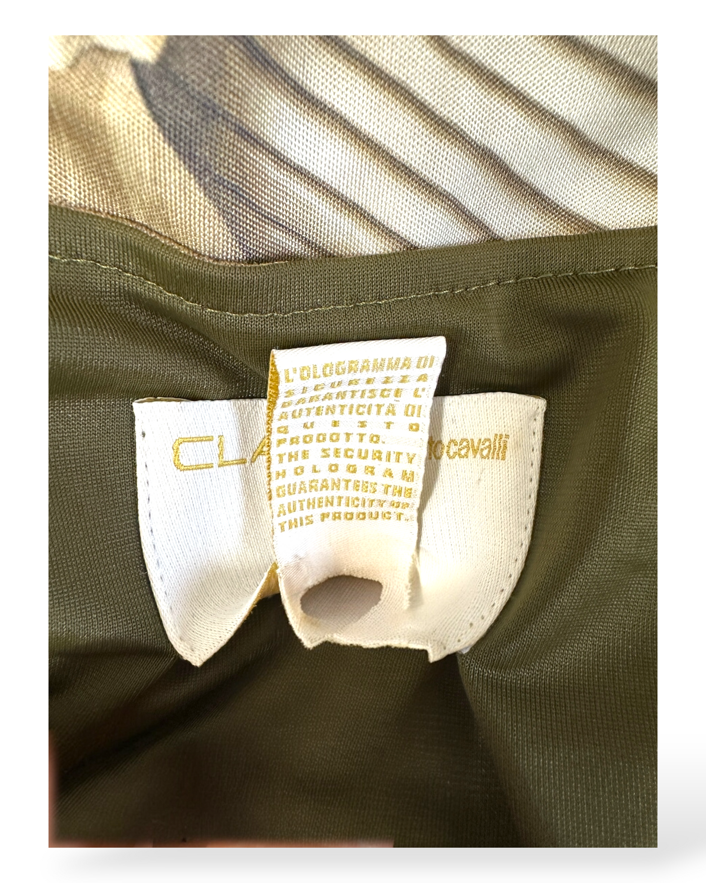 Cavalli Class - Robe drapée - Imprimée - Made in Italy