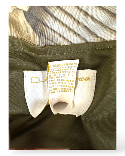 Cavalli Class - Robe drapée - Imprimée - Made in Italy