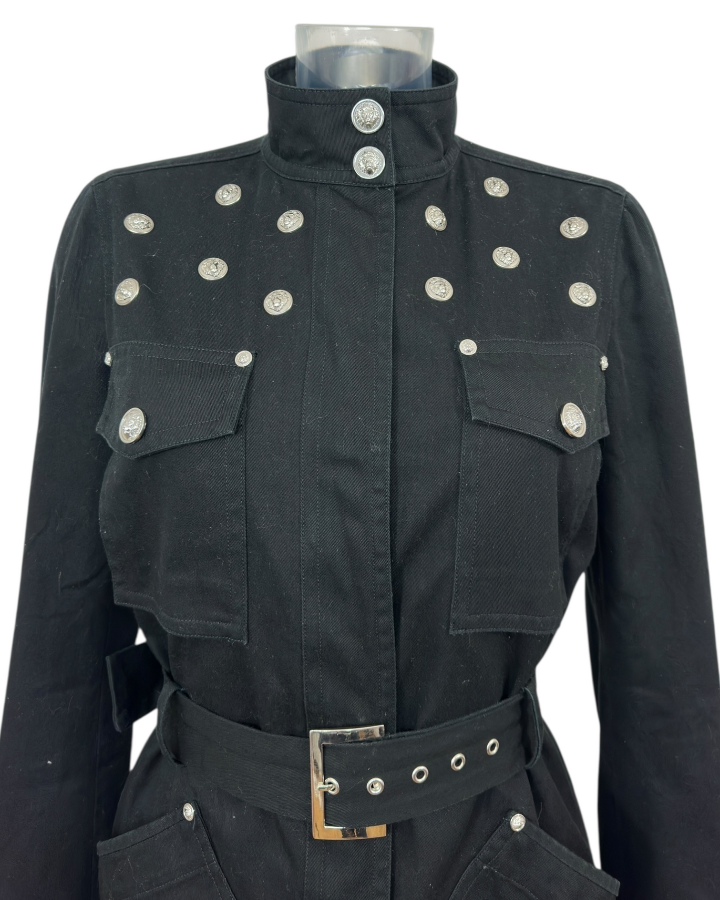 Versus Versace - Veste Jean - têtes de lions argent - Made in Italy