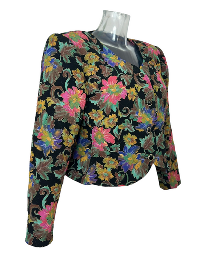 Ungaro Solo Donna – Veste Florale Courte – Made in Italy