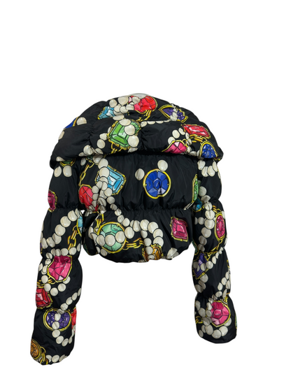 Moschino Boutique - Veste Courte Matelassée - Jewel print - Jeremy Scott