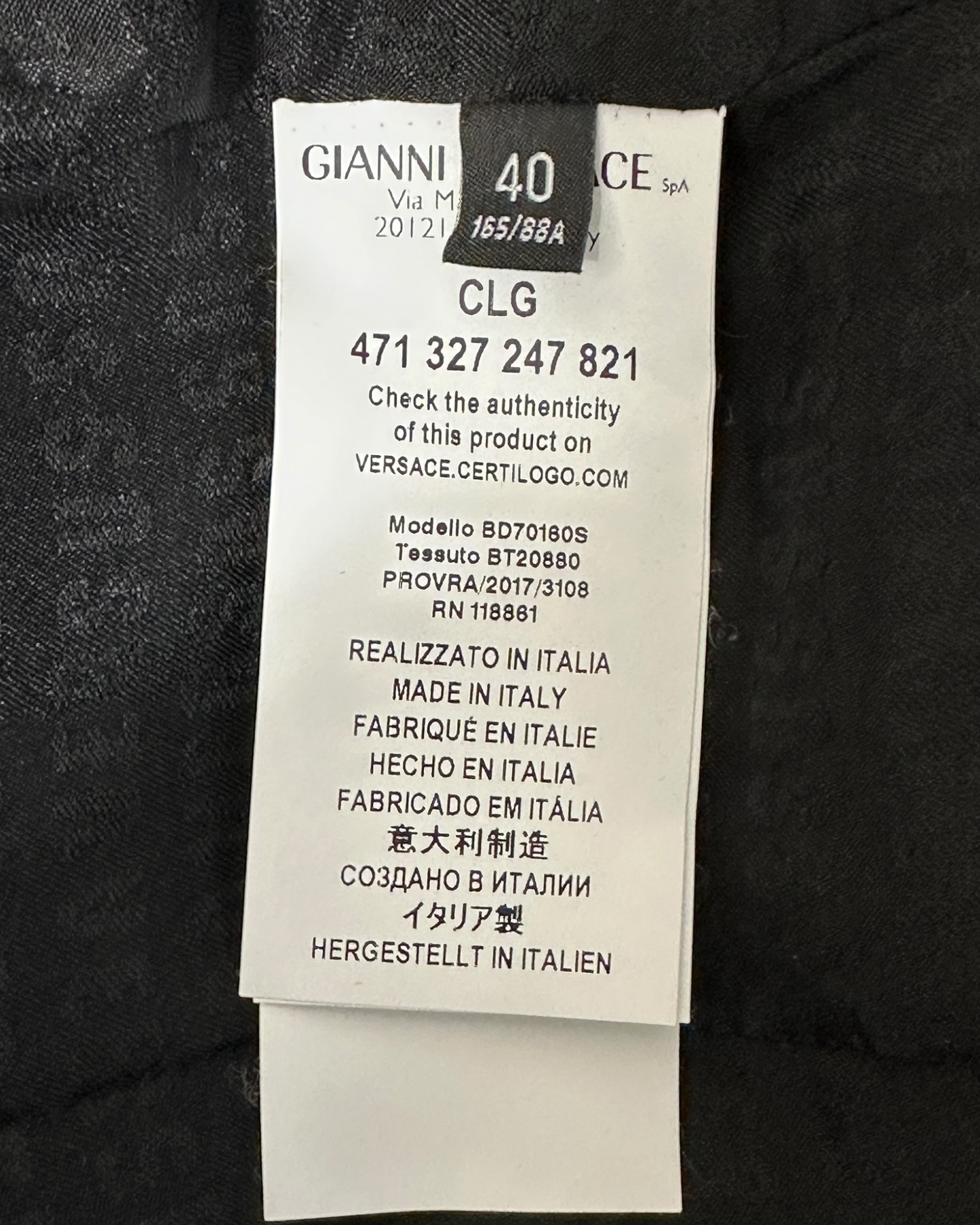 Versus Versace - Veste Jean - têtes de lions argent - Made in Italy