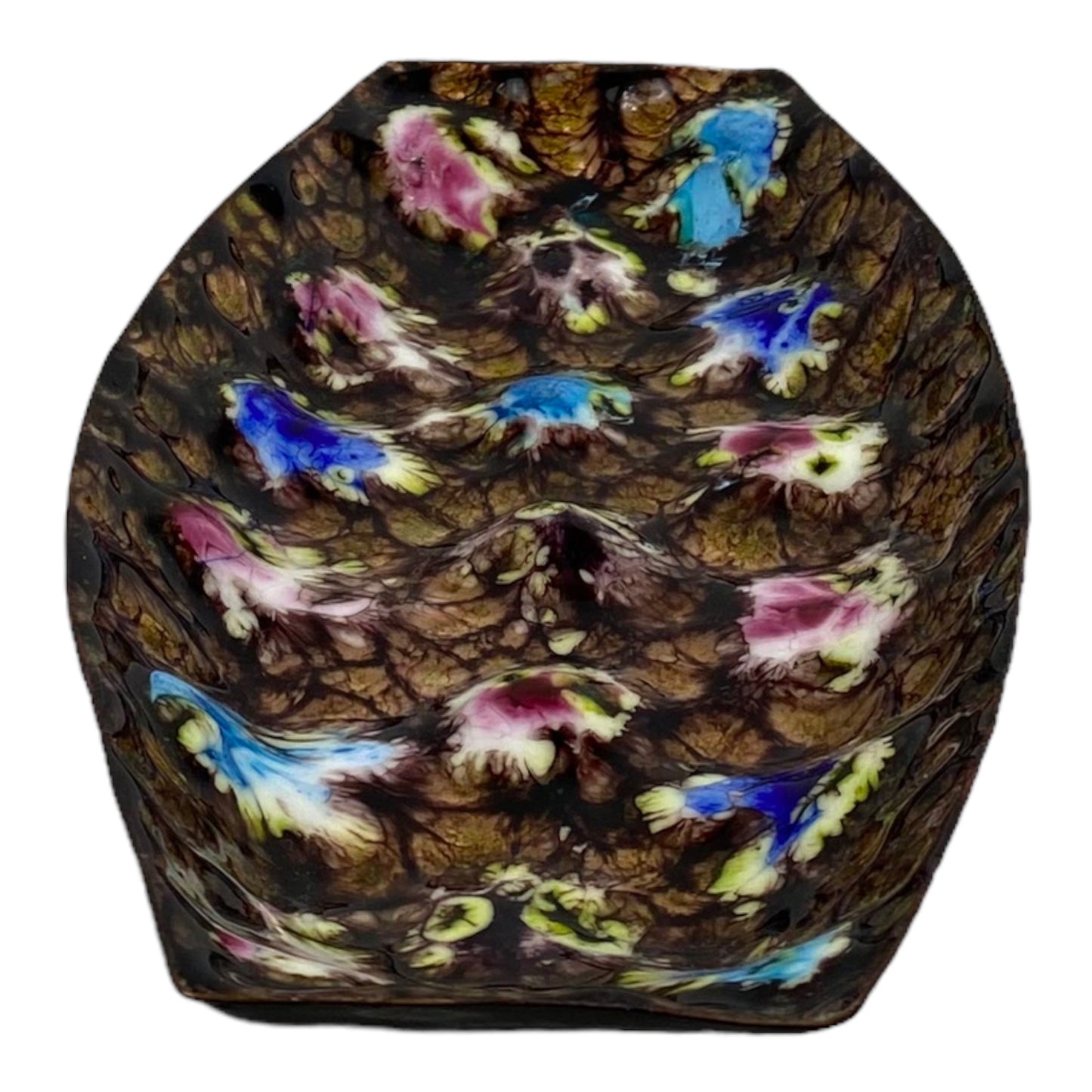 emaux-de-limoges, métal-émaillé, coupe, vide-poche, décoration, midcentury, années60, design-français, artisanat, paris-bonheur, artdecoratif, slowdesign