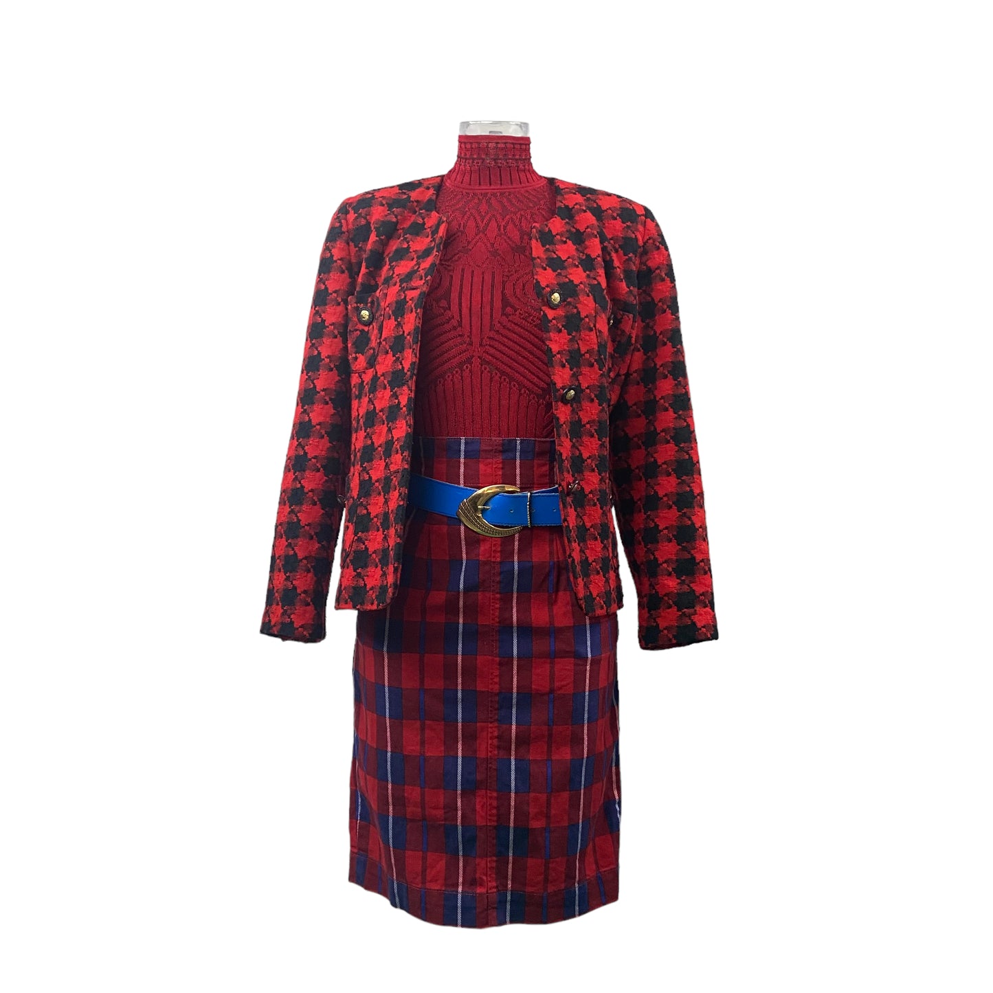 Veste Vintage Tartan Style CoCo