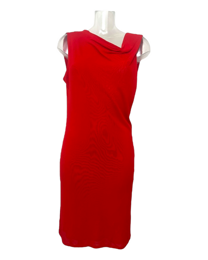 Gianni Versace– Robe drapée dos-nu – Color Red – Made in Italie – Années 1990 | Paris Bonheur
