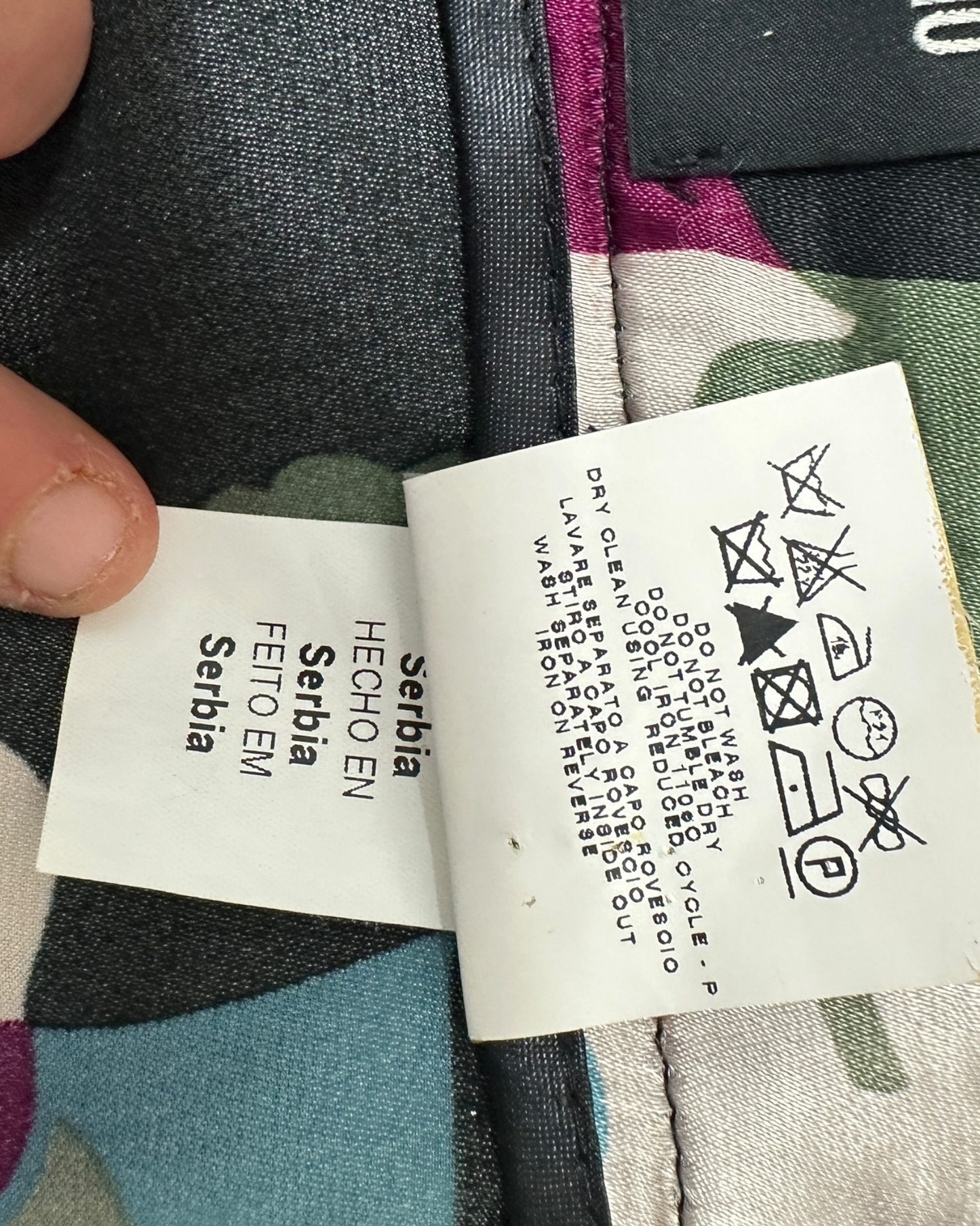 Love Moschino – Jupe Imprimée en Soie & Viscose – Fleurs Pop Multicolores – 2000s