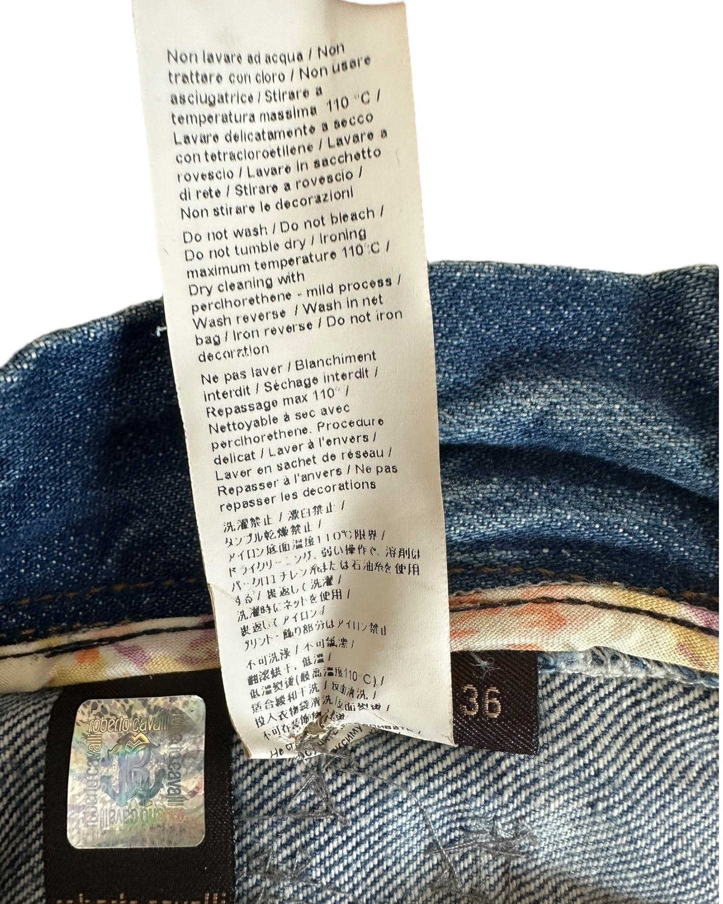 Roberto Cavalli - Jean - Diamants - Made in Italy