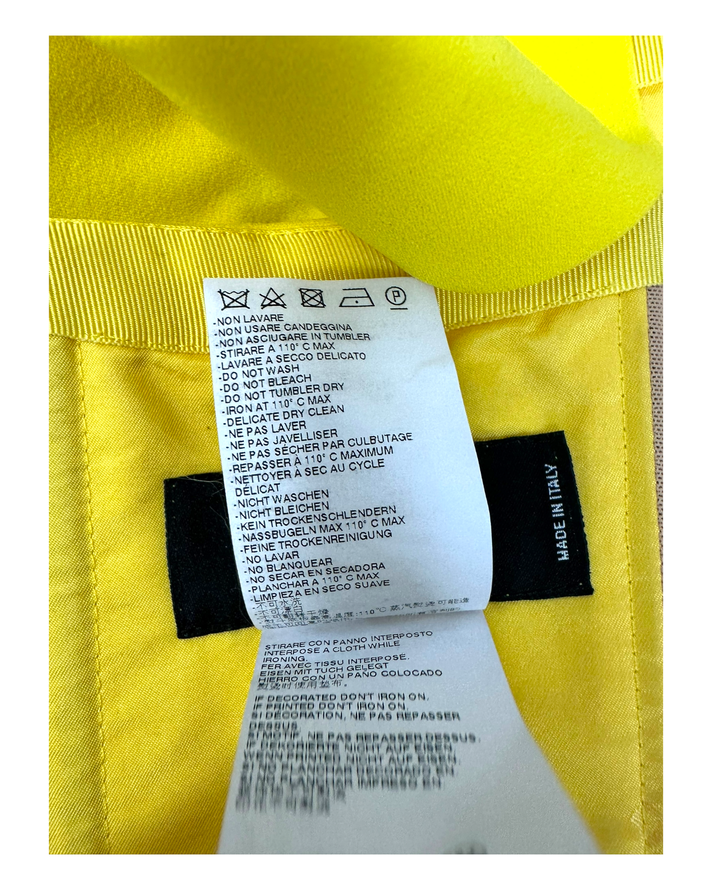 DSQUARED2 - Robe Asymétrique One-Shoulder - Jaune Citron - Made in Italy