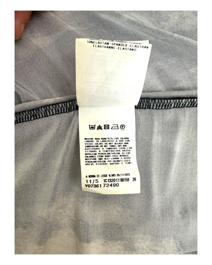 Just Cavalli – Jupe Drapée Imprimé Animal – Taille Haute – Made in Italy