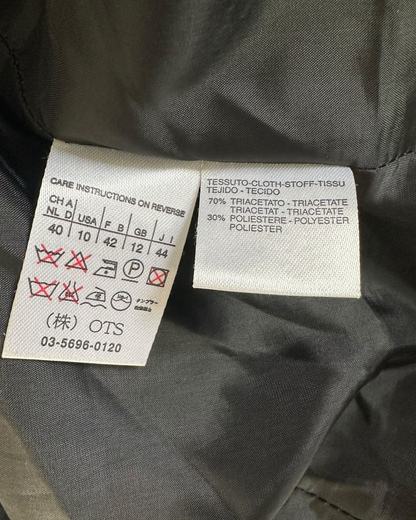 Max Mara – Veste Tailleur Noire Cintrée – Made in Italy