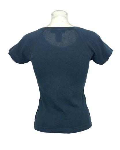 Sonia Rykiel Paris – T-shirt “I Love Rykiel” – Coton Noir – Strass Cristal – Made in Portugal