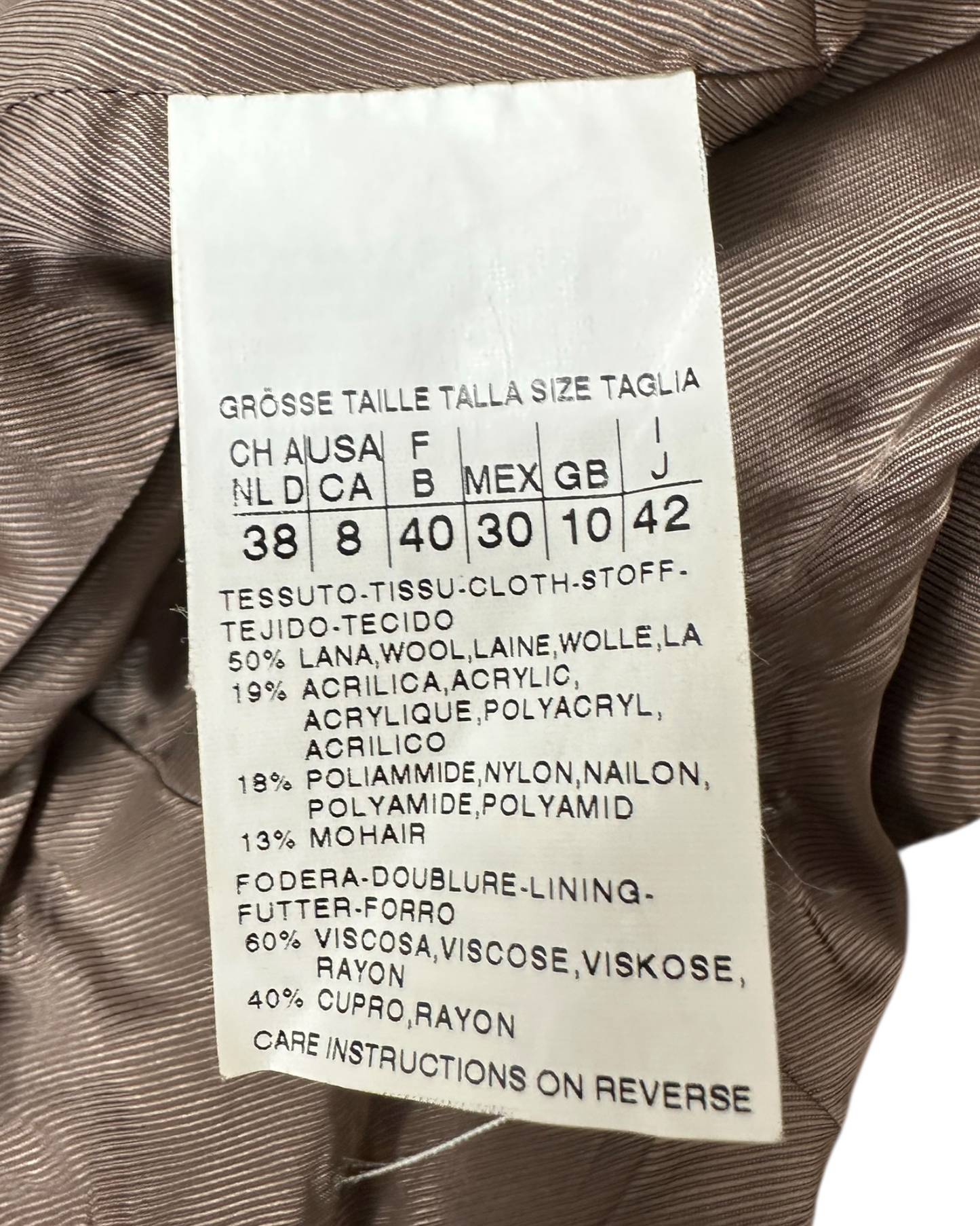 Weekend Max Mara – Veste Tailleur Laine & Mohair – Coupe Cintrée – Made in Italy