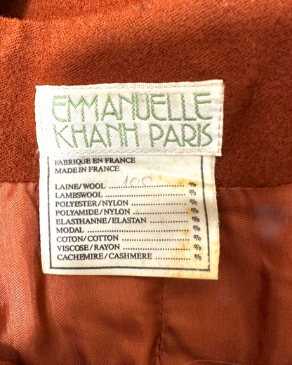 Emmanuelle Khanh - Veste - Laine - Made in France