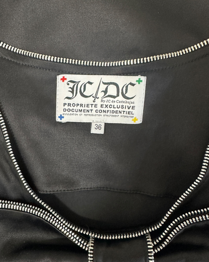 JC/DC by Castelbajac – Haut Noir à Nœud Zip – Made in Ukraine