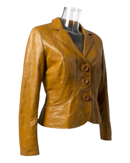 Gérard Darel - Veste - Agneau Plongé - Années 1970 - Made in France