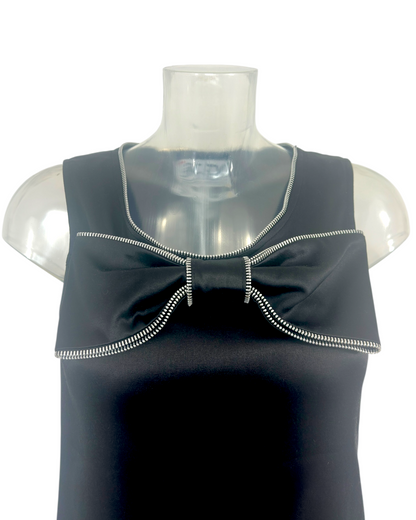 JC/DC by Castelbajac – Haut Noir à Nœud Zip – Made in Ukraine