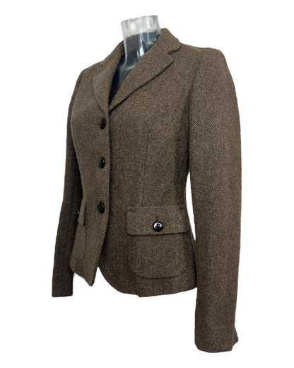 Weekend Max Mara – Veste Tailleur Laine & Mohair – Coupe Cintrée – Made in Italy