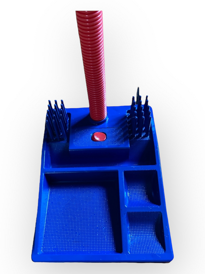 Lámpara de escritorio multicolor de los años 80