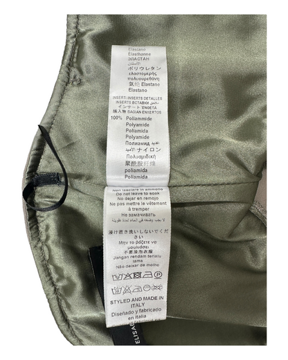 Elisabetta Franchi – Jupe Bustier Sculptante – Mesh Graphique  – Made in Italy