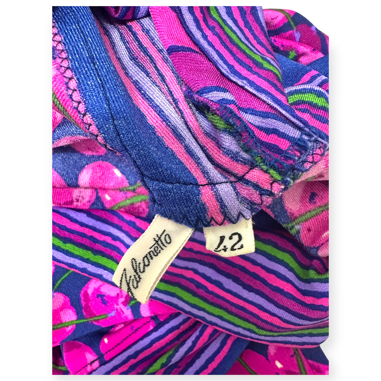 Sélection Paris Bonheur - Tito Sport x Falconetto – Robe Imprimé Cerises – Made in Italy