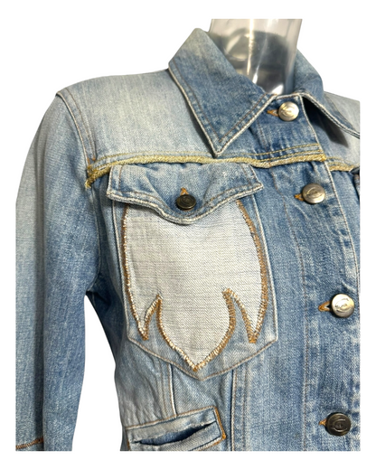 Roberto Cavalli - Veste Jean - Médaillon Cavalli - Made in Italy