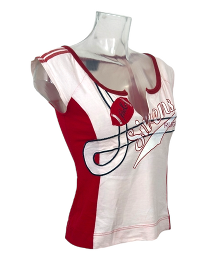 Pinko – T-shirt – Graphisme Sirens Rugby –  Made in Italy