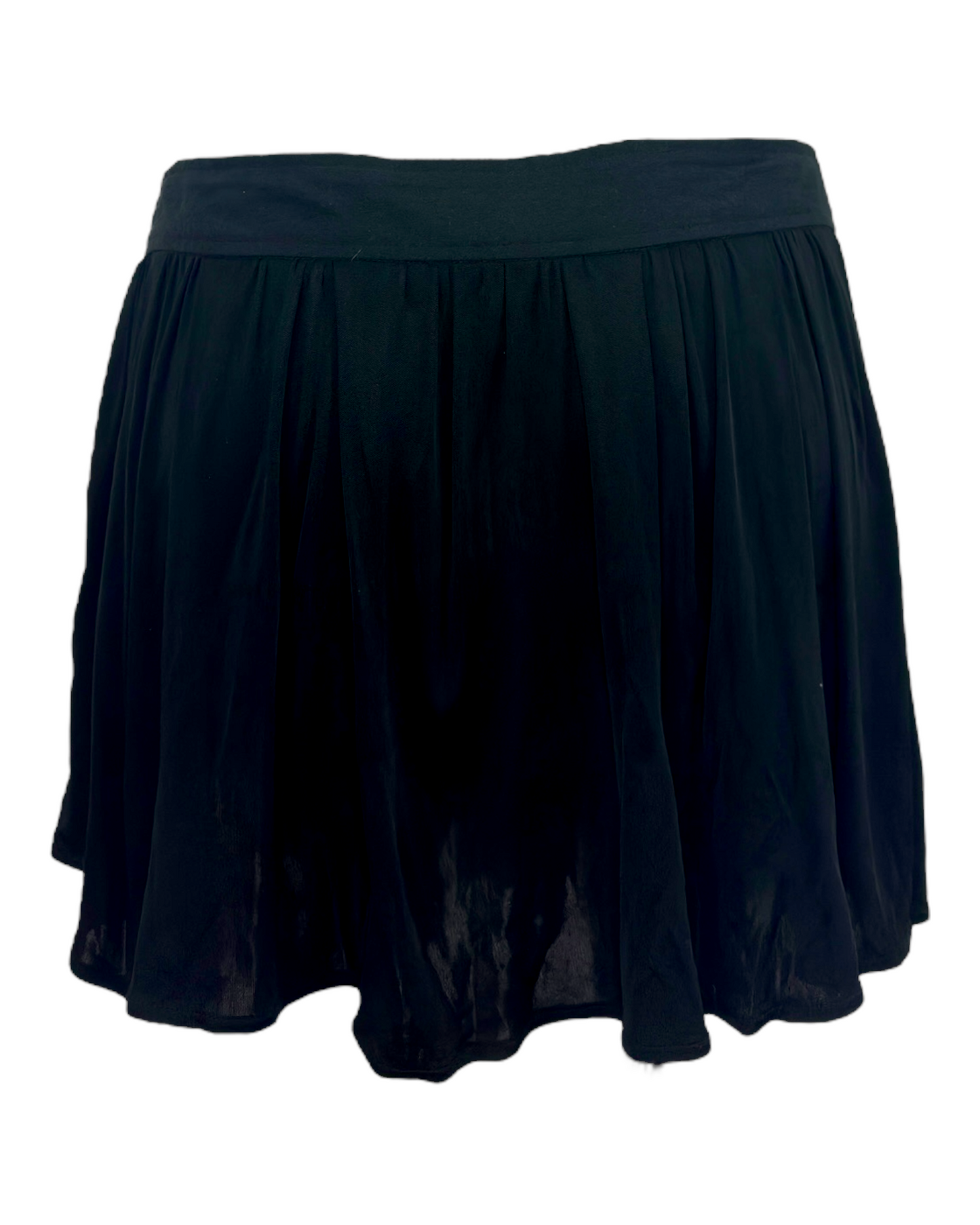 Dolce & Gabbana – Jupe  Noire – Chaînes Dorées Décoratives – Silhouette Plissée