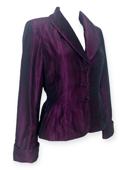 Sélection Paris Bonheur – Georges Rech – Y2K - Veste Prune Irisée – Made in France