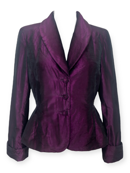 Sélection Paris Bonheur – Georges Rech – Y2K - Veste Prune Irisée – Made in France