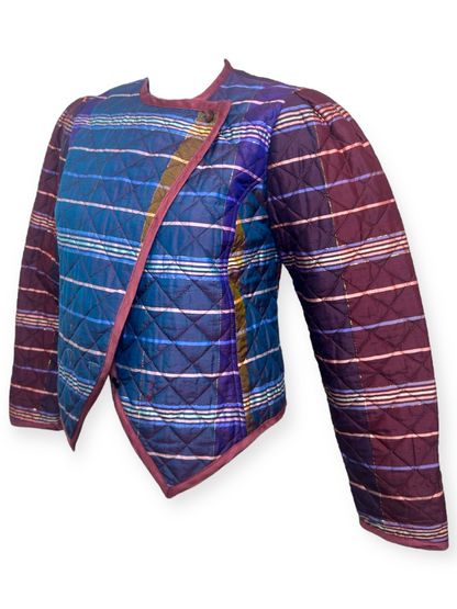 Sélection Paris Bonheur – Platine Paris – Veste Matelassée Boho Couture – Made in France – Années 80