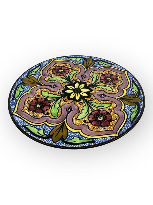 Plato Passeo 1964 Pintado a mano