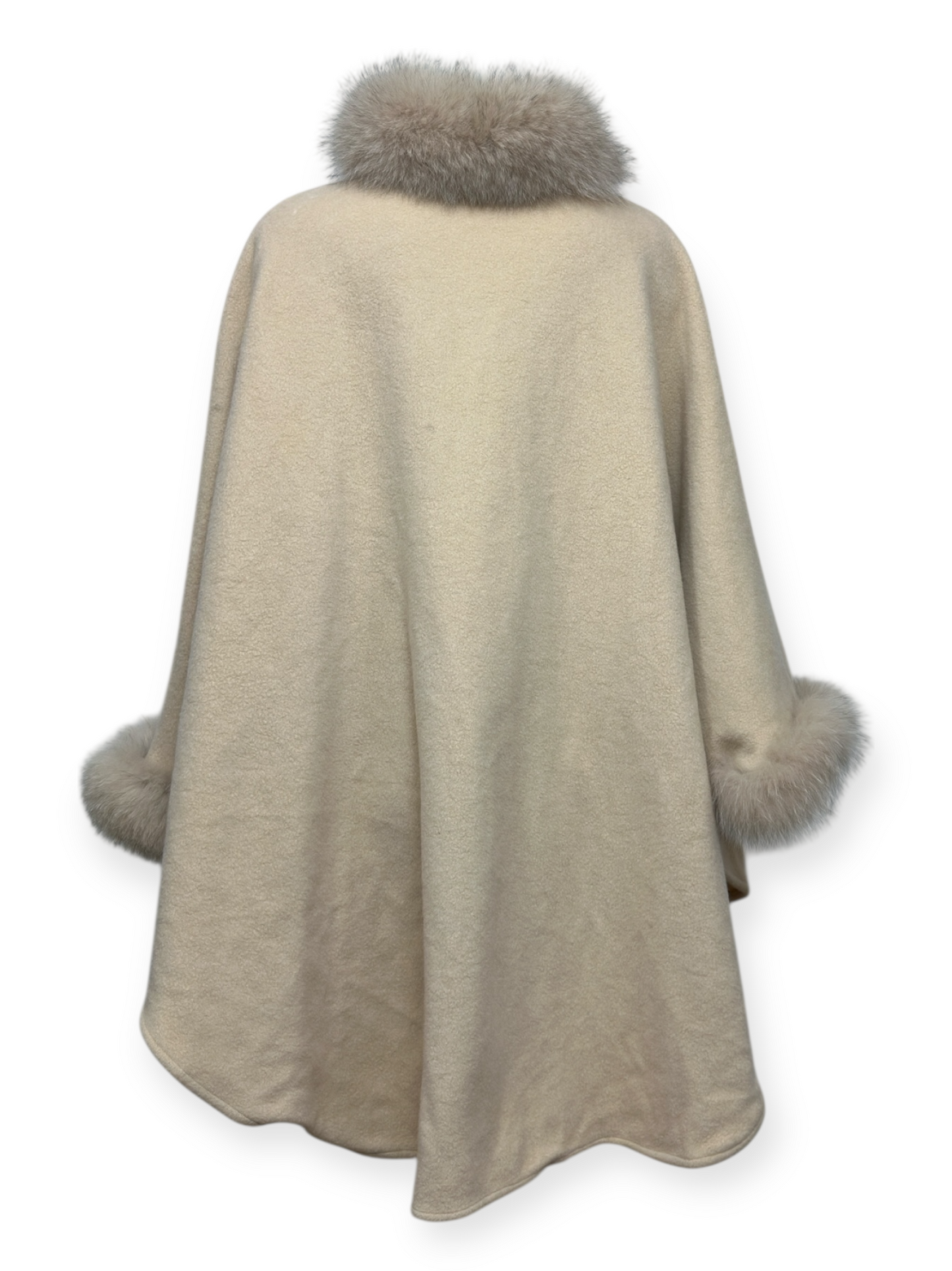 Sélection Paris Bonheur - Beldam Paris- Cape 90 col fourrure - Made in France